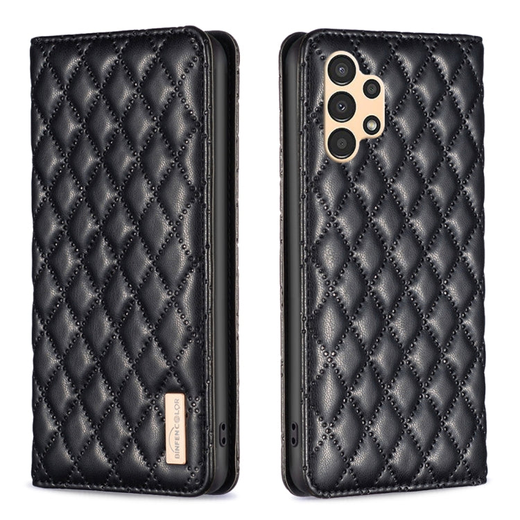 For Samsung Galaxy A13 5G / 4G Diamond Lattice Magnetic Leather Flip Phone Case