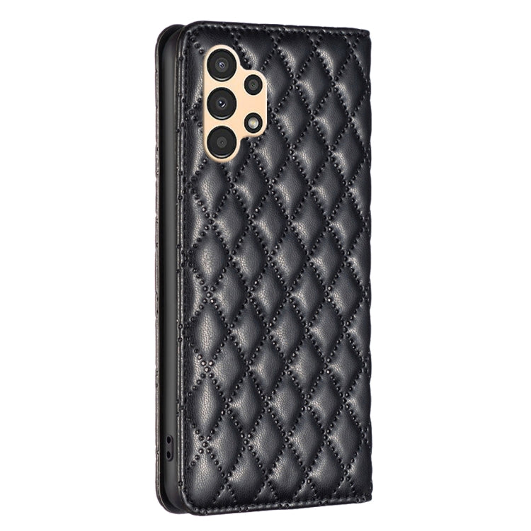 For Samsung Galaxy A13 5G / 4G Diamond Lattice Magnetic Leather Flip Phone Case