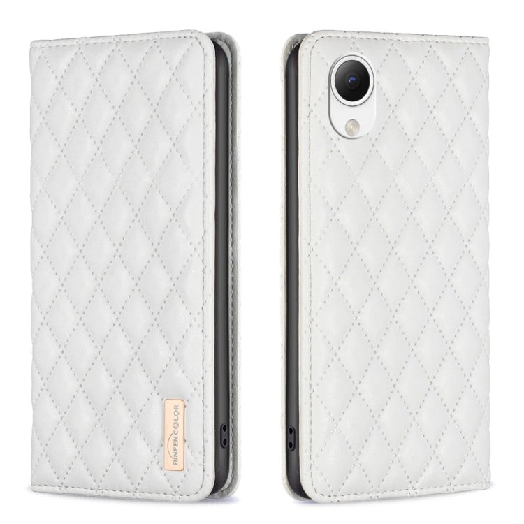 For Samsung Galaxy A23e Diamond Lattice Magnetic Leather Flip Phone Case