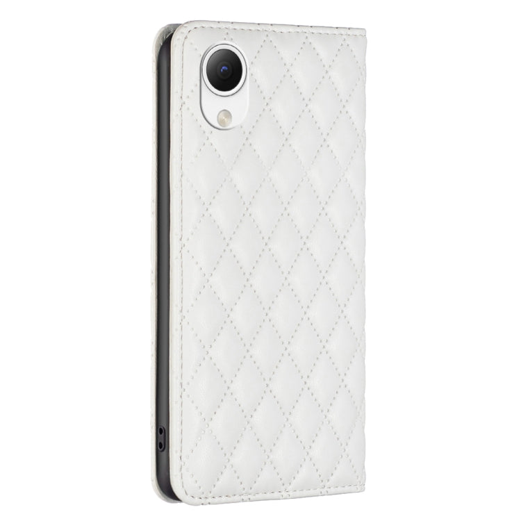 For Samsung Galaxy A23e Diamond Lattice Magnetic Leather Flip Phone Case