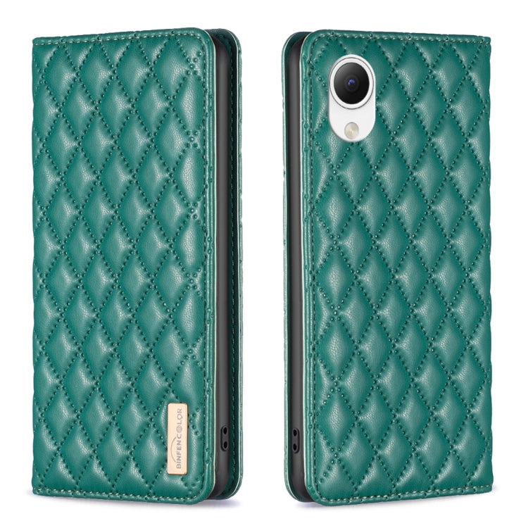 For Samsung Galaxy A23e Diamond Lattice Magnetic Leather Flip Phone Case