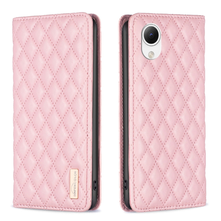 For Samsung Galaxy A23e Diamond Lattice Magnetic Leather Flip Phone Case