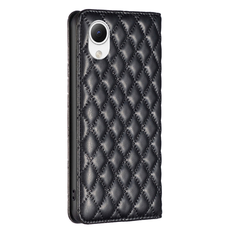 For Samsung Galaxy A23e Diamond Lattice Magnetic Leather Flip Phone Case