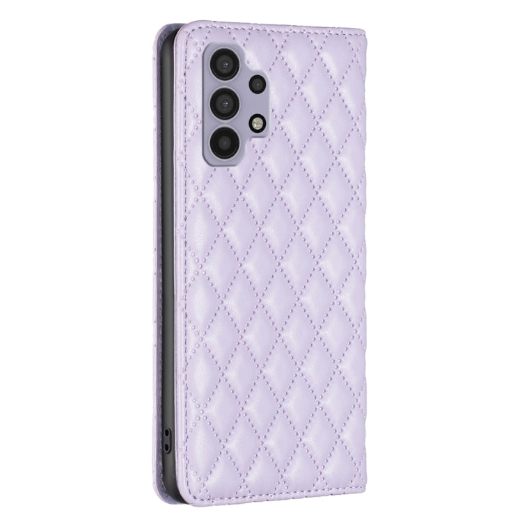 For Samsung Galaxy A32 5G Diamond Lattice Magnetic Leather Flip Phone Case