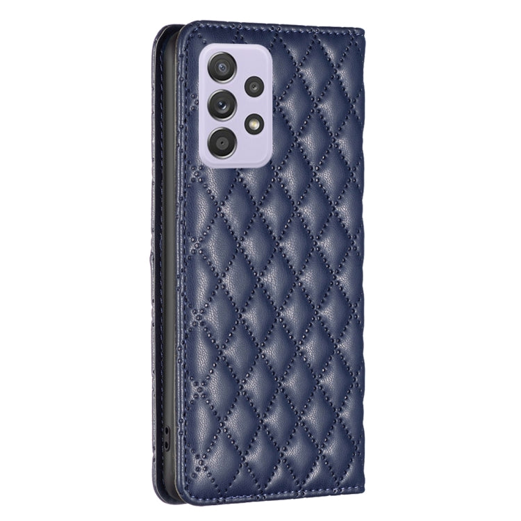 For Samsung Galaxy A52 / A52s 5G Diamond Lattice Magnetic Leather Flip Phone Case