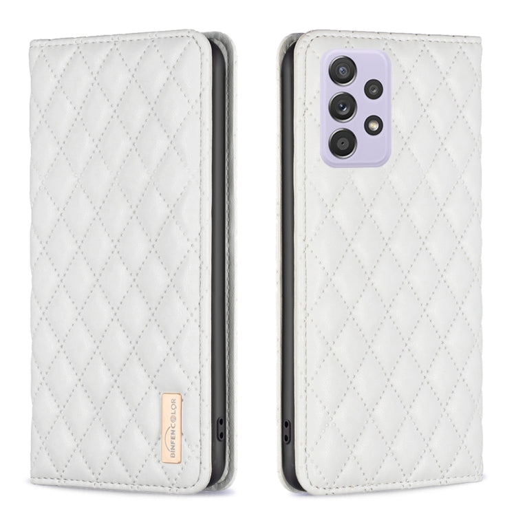 For Samsung Galaxy A52 / A52s 5G Diamond Lattice Magnetic Leather Flip Phone Case