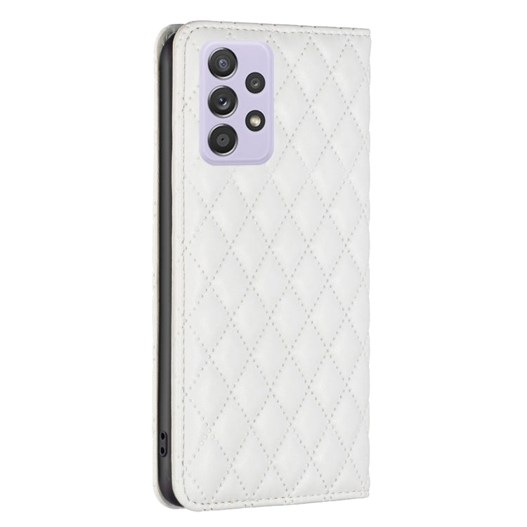 For Samsung Galaxy A52 / A52s 5G Diamond Lattice Magnetic Leather Flip Phone Case