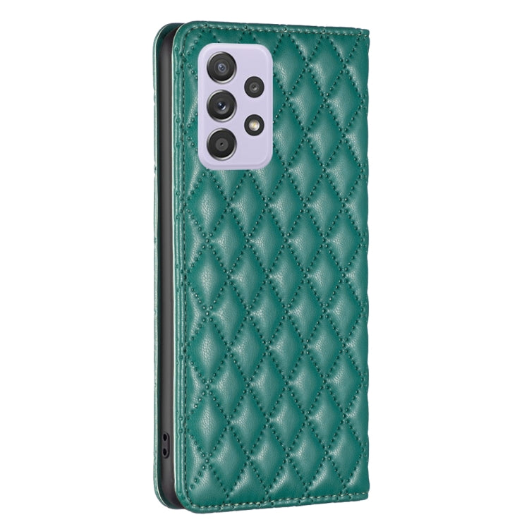 For Samsung Galaxy A52 / A52s 5G Diamond Lattice Magnetic Leather Flip Phone Case