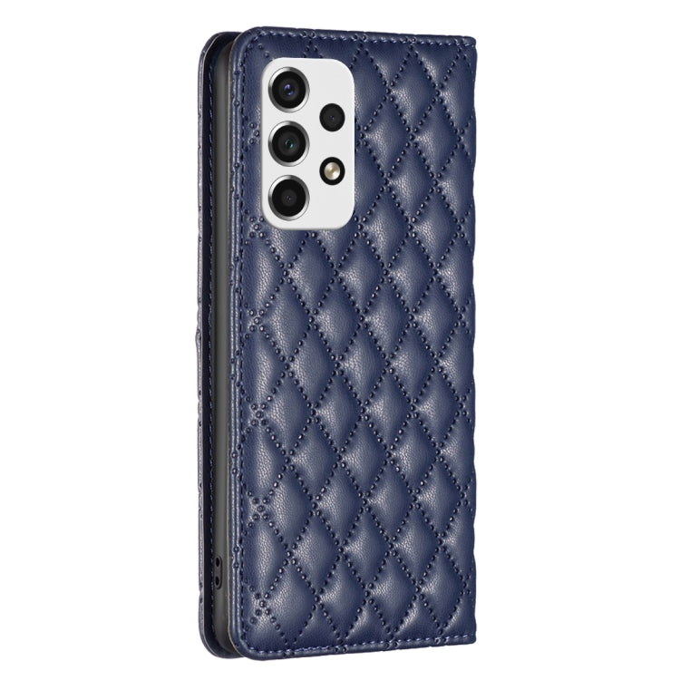 For Samsung Galaxy A53 Diamond Lattice Magnetic Leather Flip Phone Case