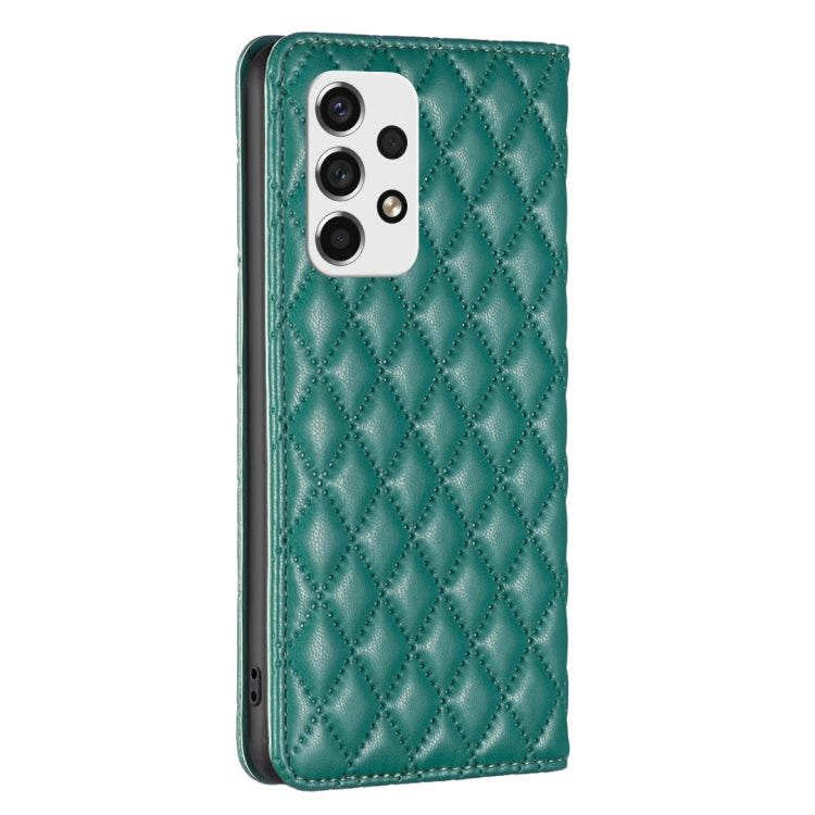 For Samsung Galaxy A53 Diamond Lattice Magnetic Leather Flip Phone Case