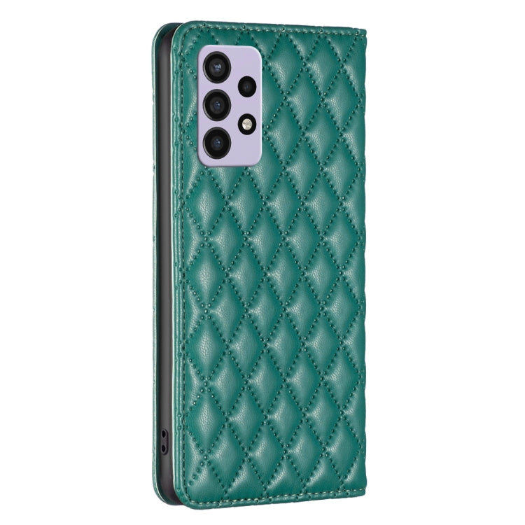 For Samsung Galaxy A72 5G / 4G Diamond Lattice Magnetic Leather Flip Phone Case
