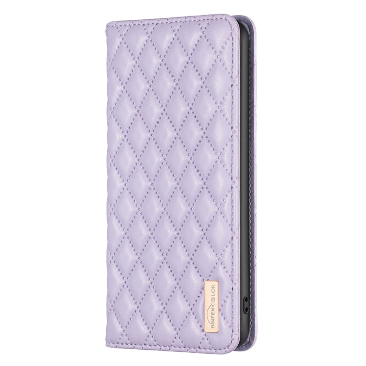 For Samsung Galaxy S21 FE 5G Diamond Lattice Magnetic Leather Flip Phone Case