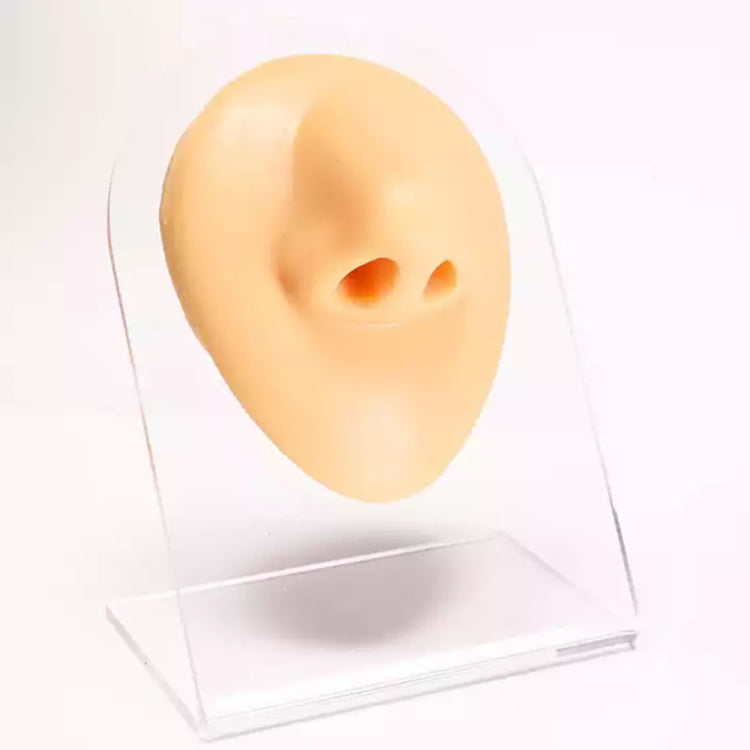 Simulation Facial Features Silicone Model Practice Display Props, Style:Nose