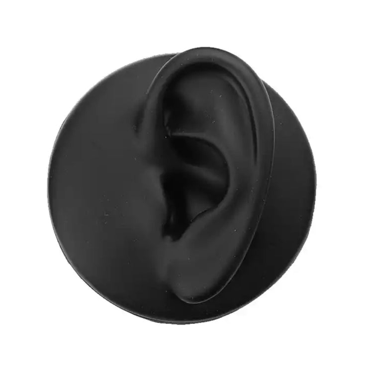 Simulation Facial Features Silicone Model Practice Display Props, Style:Left Ear