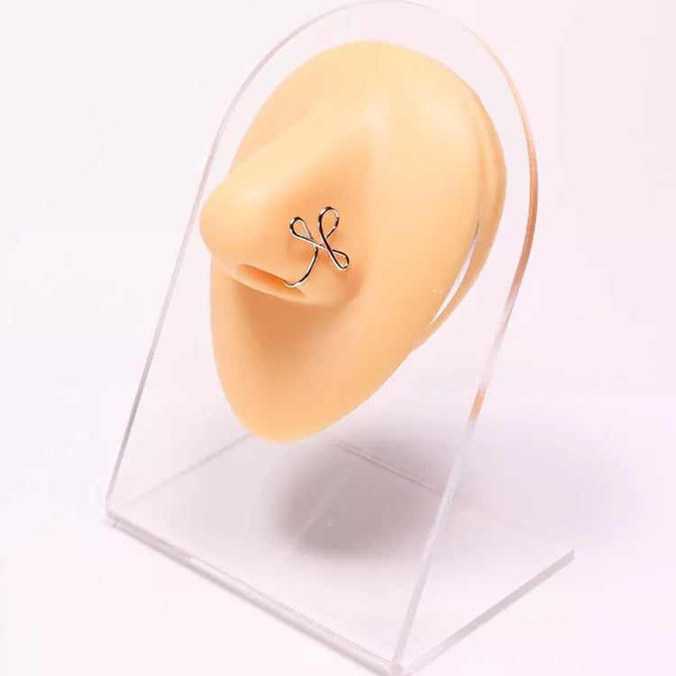 Simulation Facial Features Silicone Model Practice Display Props, Style:Left Ear