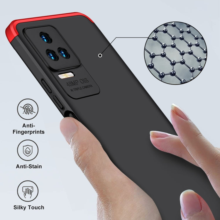 For Xiaomi Poco F4 5G / Redmi K40S GKK Three Stage Splicing Full Coverage PC Phone Case