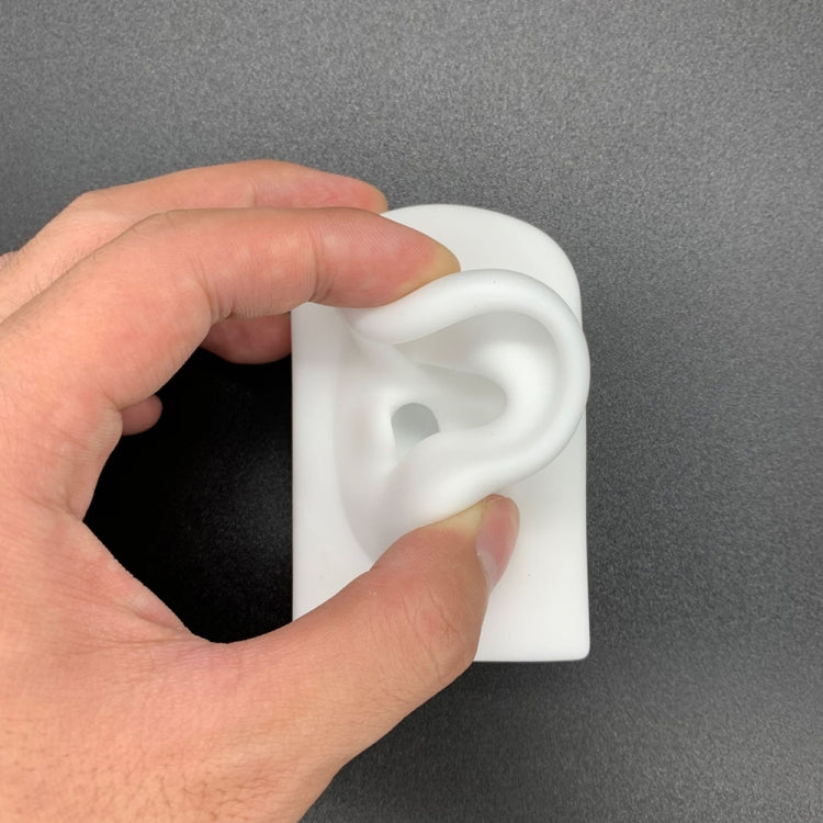 TX-S90 Simulation Ear Silicone Model Practice Display Props, Style:Left Ear