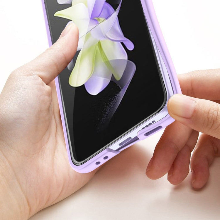 For Samsung Galaxy Z Flip4 5G GKK Integrated Liquid Silicone Phone Case