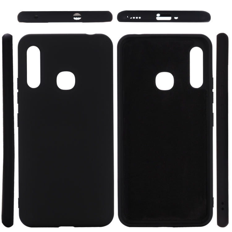 For Motorola Moto E7 Shockproof Solid Color Liquid Silicone Full Coverage Protective Case
