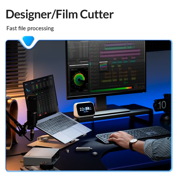 ORICO UFS Flash Drive, Read: 411MB/s, Write: 353MB/s, Memory:512GB, Port:USB-A(Silver)