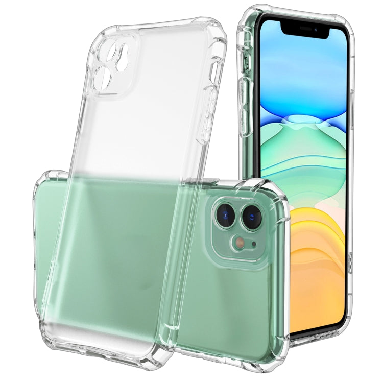 For iPhone 11 Sound Conversion Hole Transparent TPU Airbag Shockproof Case