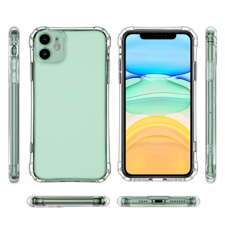 For iPhone 11 Sound Conversion Hole Transparent TPU Airbag Shockproof Case