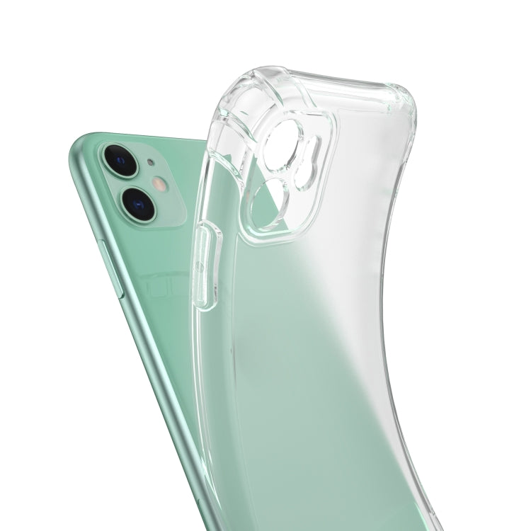 For iPhone 11 Sound Conversion Hole Transparent TPU Airbag Shockproof Case