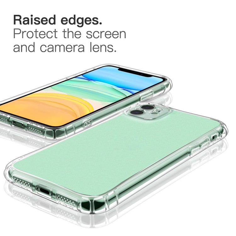 For iPhone 11 Sound Conversion Hole Transparent TPU Airbag Shockproof Case