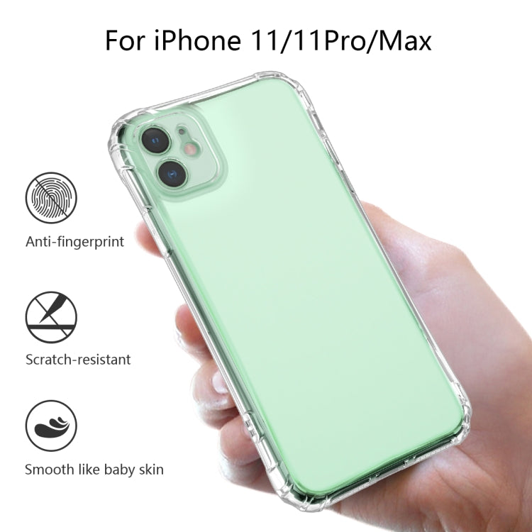 For iPhone 11 Sound Conversion Hole Transparent TPU Airbag Shockproof Case