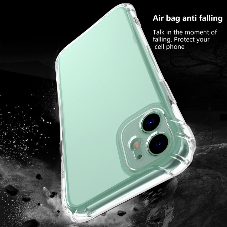 For iPhone 11 Sound Conversion Hole Transparent TPU Airbag Shockproof Case