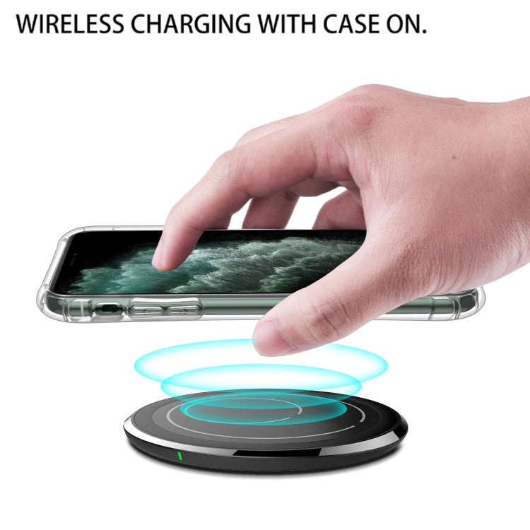 For iPhone 11 Pro Sound Conversion Hole Transparent TPU Airbag Shockproof Case