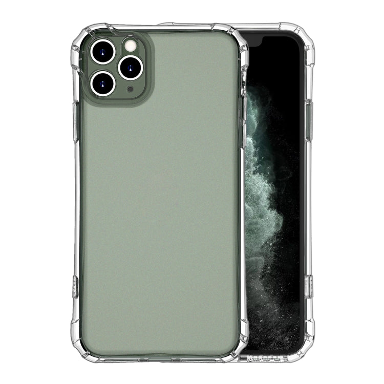 For iPhone 11 Pro Max Sound Conversion Hole Transparent TPU Airbag Shockproof Case