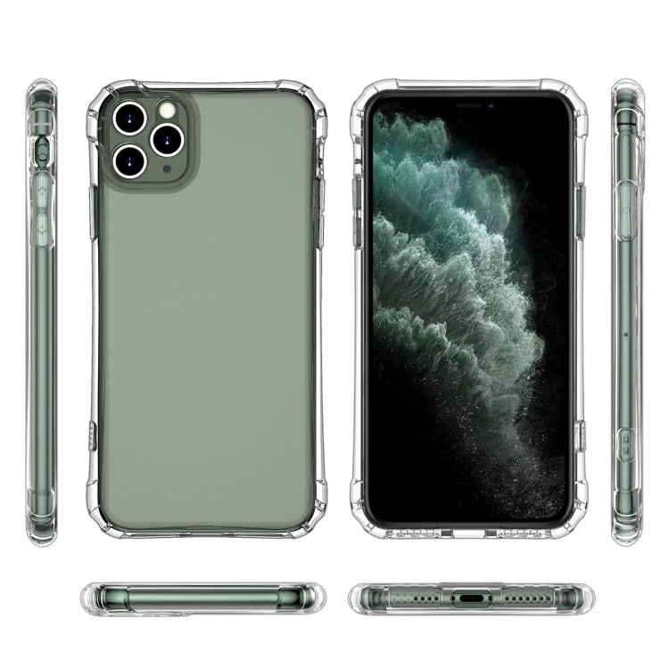 For iPhone 11 Pro Max Sound Conversion Hole Transparent TPU Airbag Shockproof Case