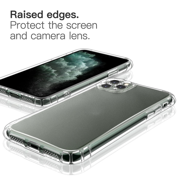 For iPhone 11 Pro Max Sound Conversion Hole Transparent TPU Airbag Shockproof Case