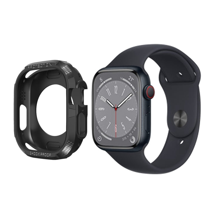 Carbon Fiber Shockproof Case For Apple Watch Series 8&7 45mm