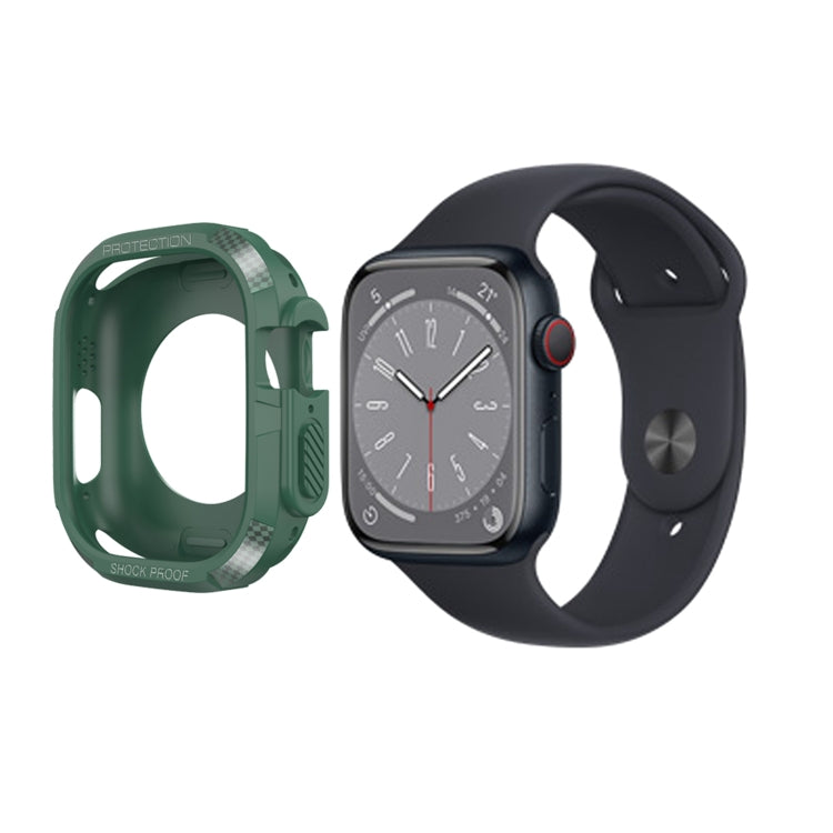 Carbon Fiber Shockproof Case For Apple Watch Series 8&7 41mm