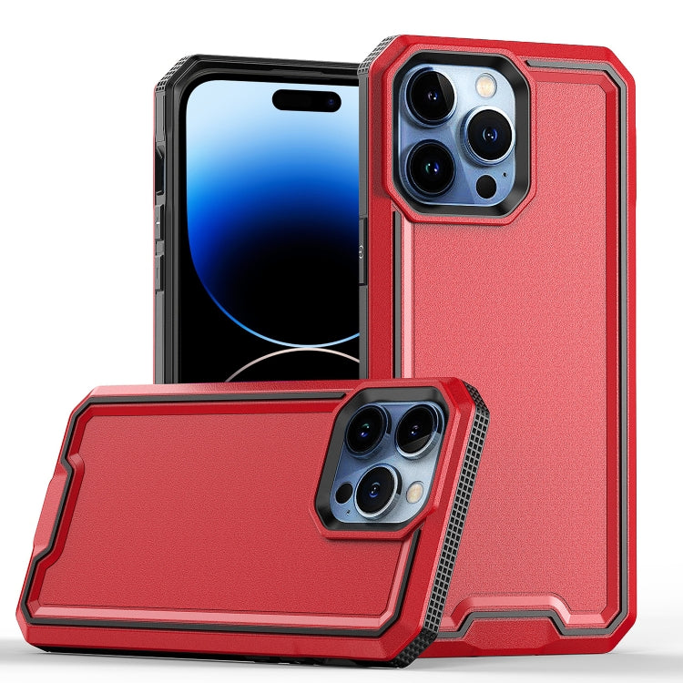 For iPhone 14 Pro Armour Two-color TPU + PC Phone Case