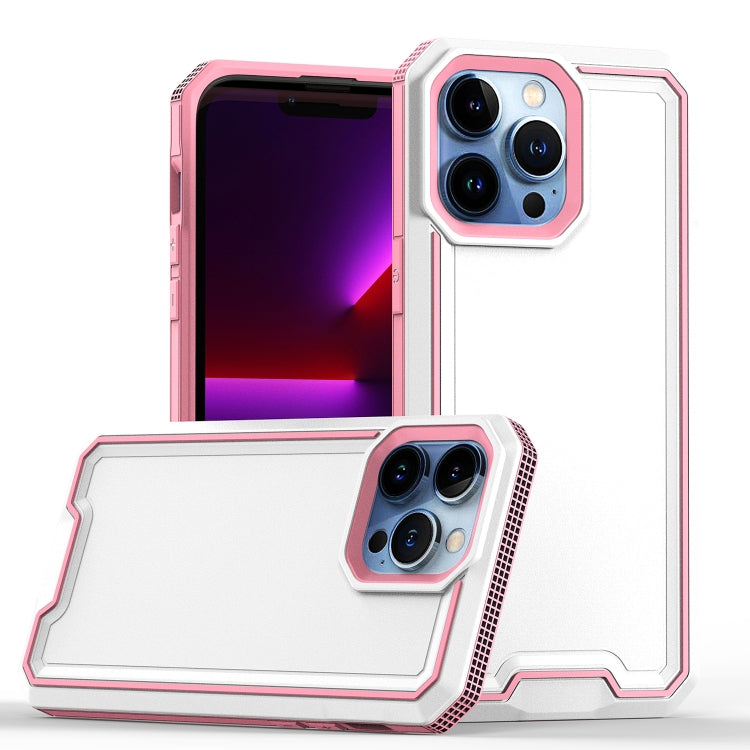 For iPhone 13 Pro Armour Two-color TPU + PC Phone Case