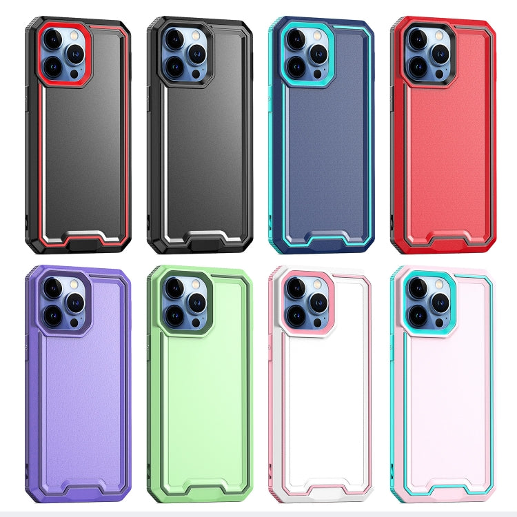 For iPhone 13 Pro Armour Two-color TPU + PC Phone Case