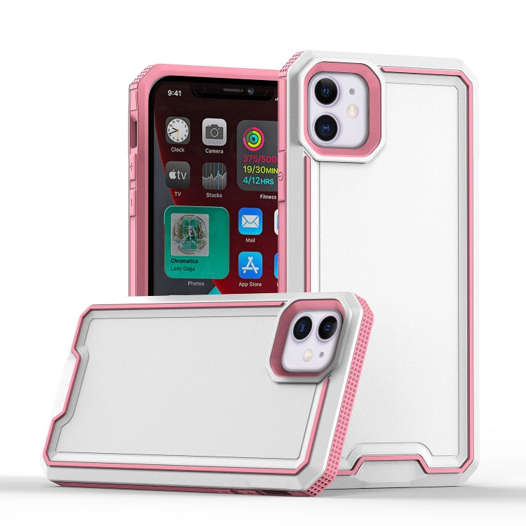 For iPhone 12 Armour Two-color TPU + PC Phone Case