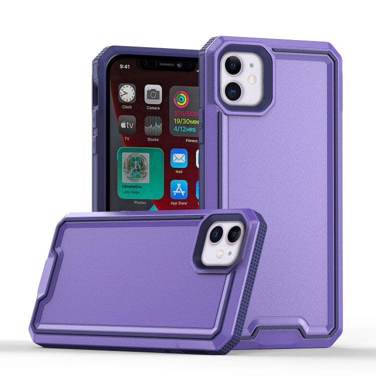 For iPhone 12 Armour Two-color TPU + PC Phone Case