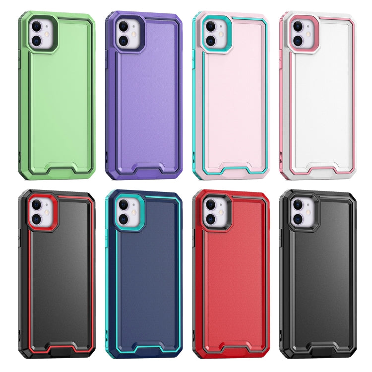 For iPhone 12 Armour Two-color TPU + PC Phone Case