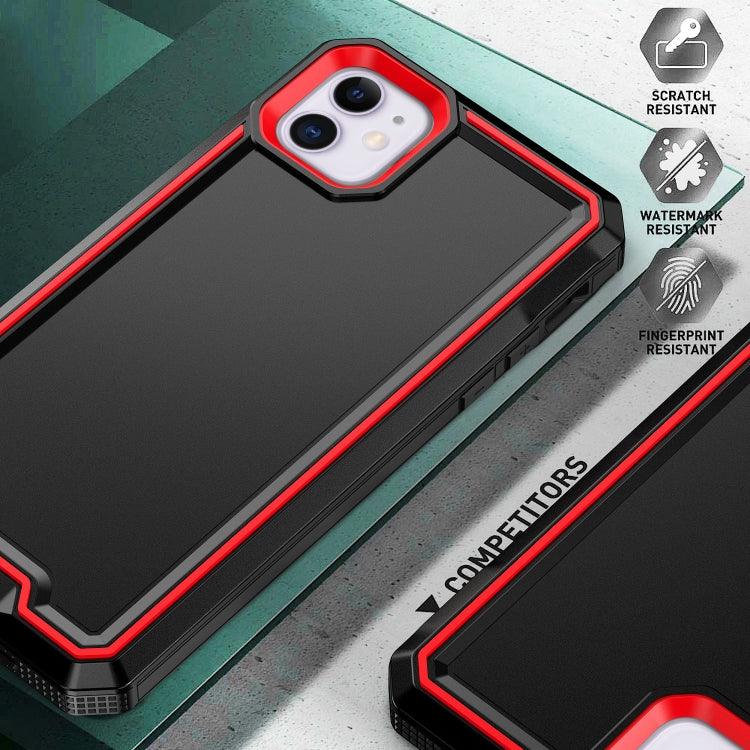 For iPhone 12 Armour Two-color TPU + PC Phone Case