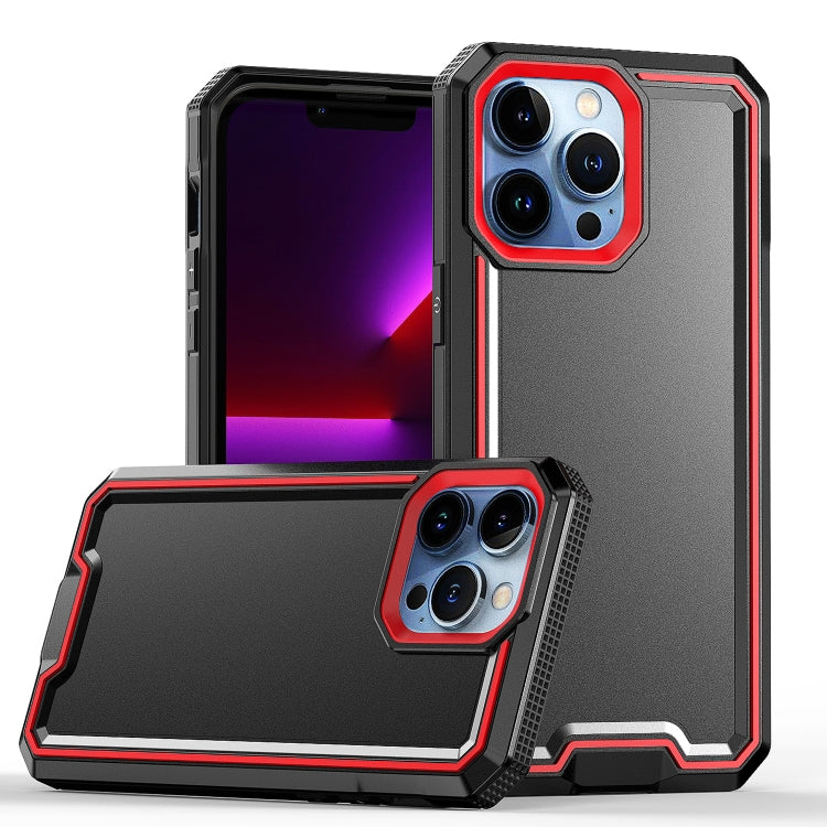 For iPhone 12 Pro Armour Two-color TPU + PC Phone Case