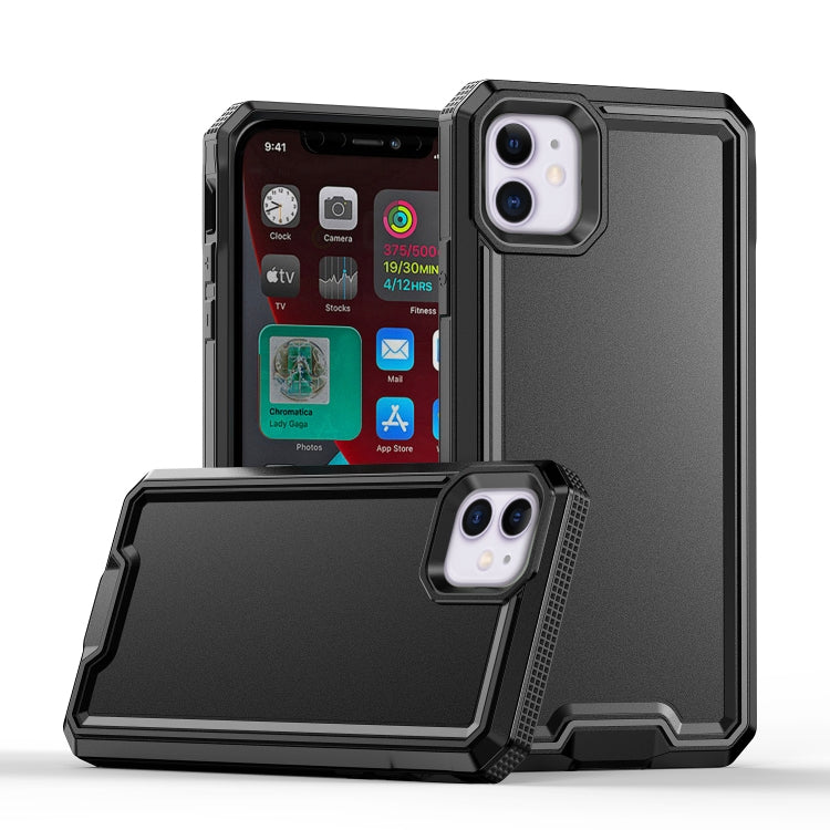 For iPhone 11 Armour Two-color TPU + PC Phone Case
