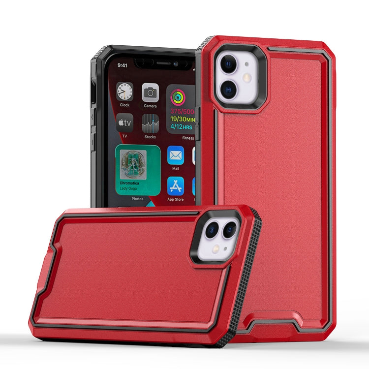 For iPhone 11 Armour Two-color TPU + PC Phone Case
