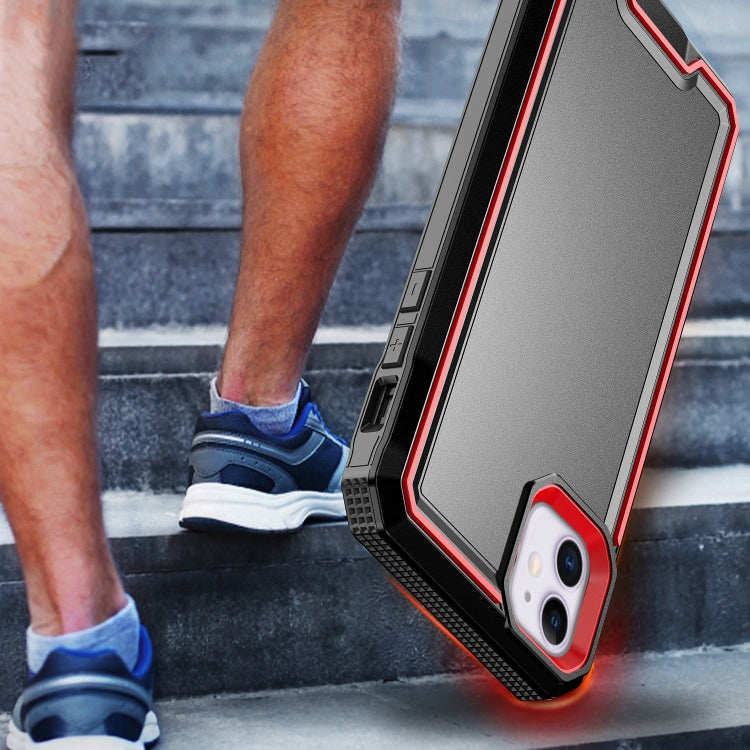 For iPhone 11 Armour Two-color TPU + PC Phone Case