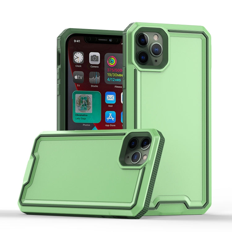 For iPhone 11 Pro Max Armour Two-color TPU + PC Phone Case