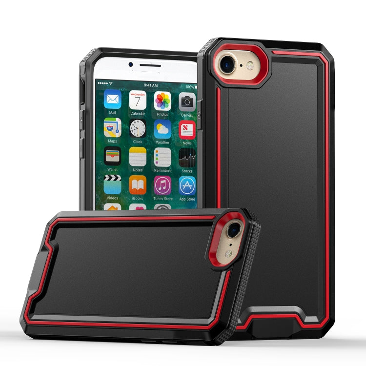 For iPhone SE 2022 / SE 2020 / 8 / 7 Armour Two-color TPU + PC Phone Case