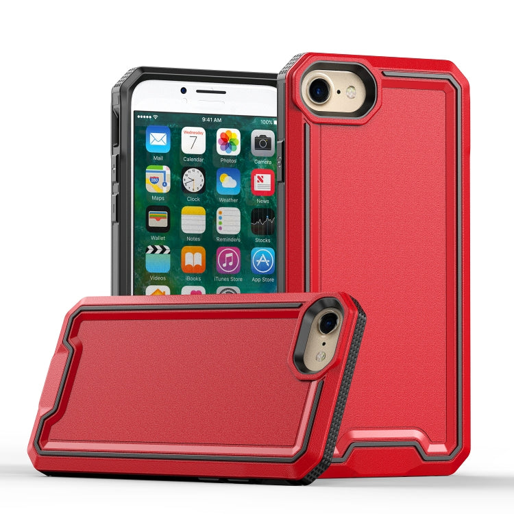 For iPhone SE 2022 / SE 2020 / 8 / 7 Armour Two-color TPU + PC Phone Case